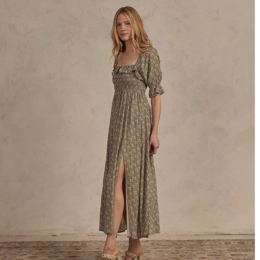 Noralee BIRDIE DRESS || PINE FLORAL